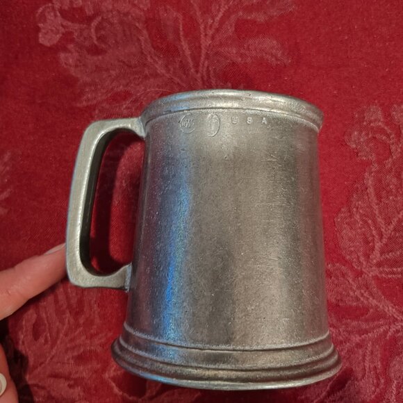 Vintage Wilton Armetale Pewter Metal ABC Alphabet 10 Ounce Mug! - Picture 2 of 4